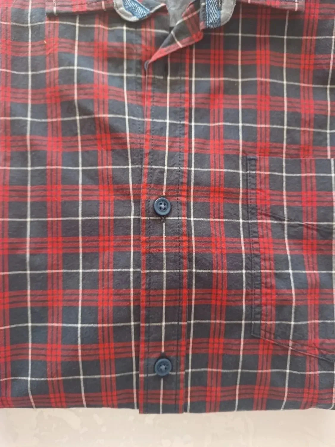 Camisa tamanho L Bonobo xadrez lenhador – photo 7